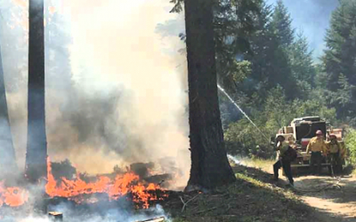 Wildfires in Northwest California and Southern Oregon