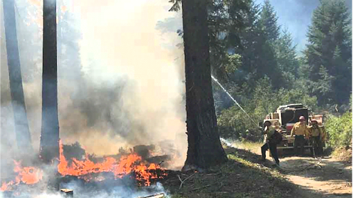 Wildfires in Northwest California and Southern Oregon