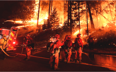 Wildfire threatens Spain natural park
