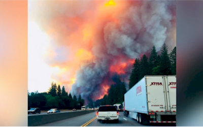 California wildfire closes major highway, prompts new evacuations