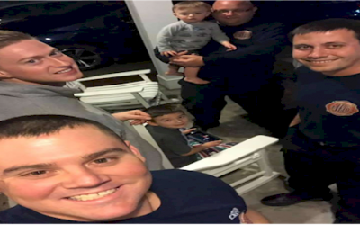 North Carolina firefighters become babysitters