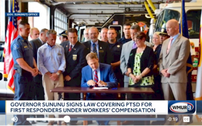 Gov. Chris Sununu  signs law covering PTSD for first responders